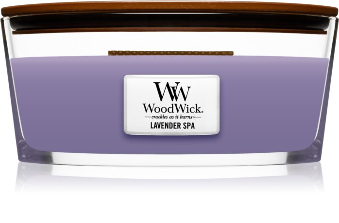 Свеча Ellipse Lavender Spa Wood Wick 453 г — фото №1