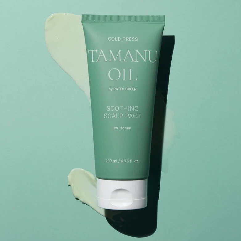 Маска успокаивающая с маслом таману Tamanu Oil Soothing Scalp Pack Rated Green 200 мл — фото №3