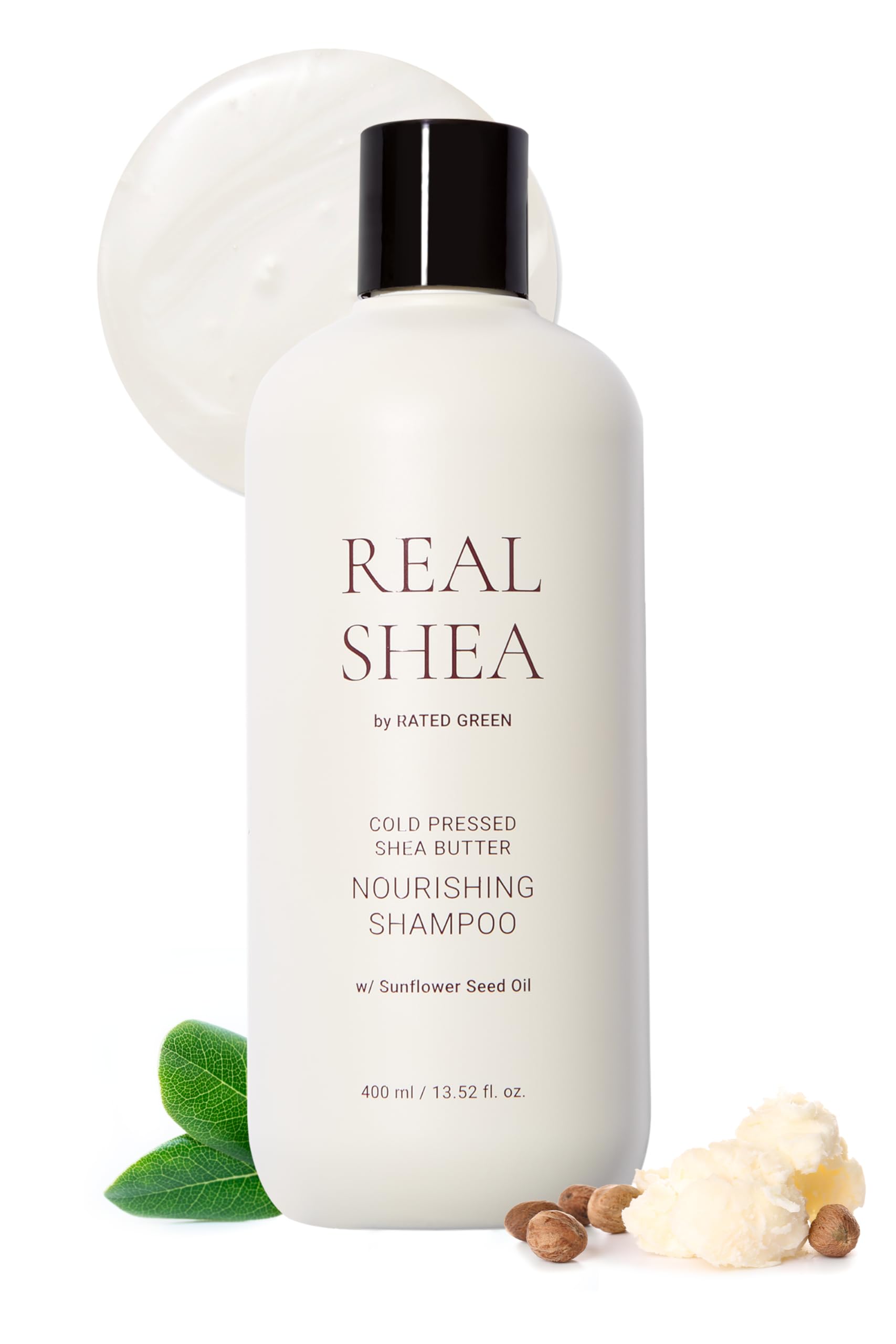 Шампунь питательный с маслом ши Real Shea Nourishing Shampoo Rated Green 400 мл — фото №4