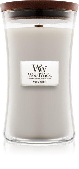 Свеча Large Warm Wool 609 гр Wood Wick — фото №1