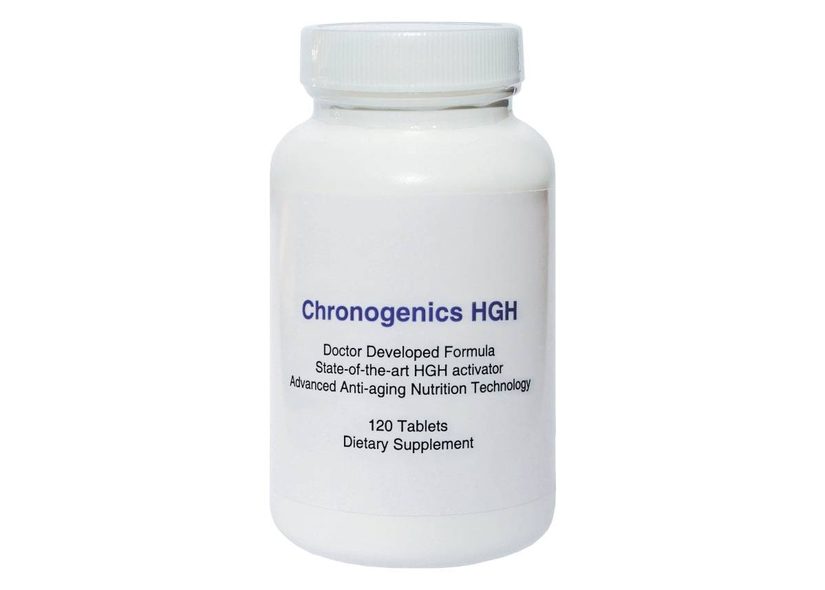 Харчова добавка для профілактики природнього старіння Chronogenics HGH Magnox 1 уп — фото №1