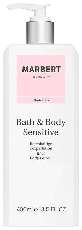 Лосьон чувствительной и сухой кожи тела Bath & Body Sensitive Body Lotion Marbert 400 мл — фото №1
