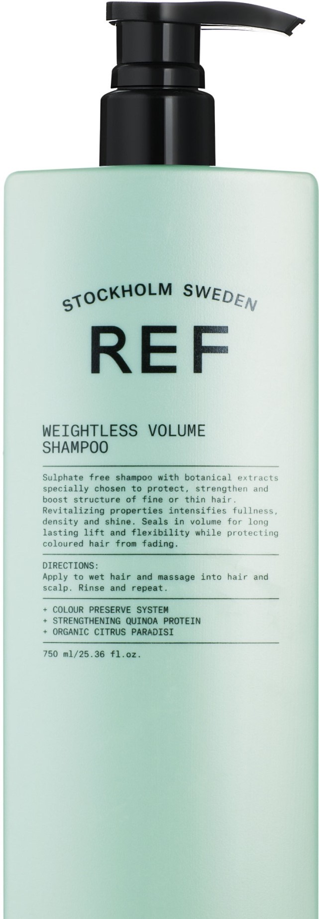 Шампунь для об’єму волосся Weightless Volume Shampoo REF 1000 мл — фото №1