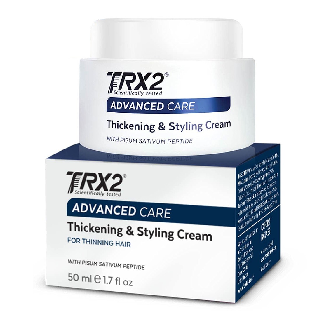 Крем моделирующий для создания объема Advanced Care Thickening & Styling Cream TRX2 Oxford Biolabs 50 мл — фото №2