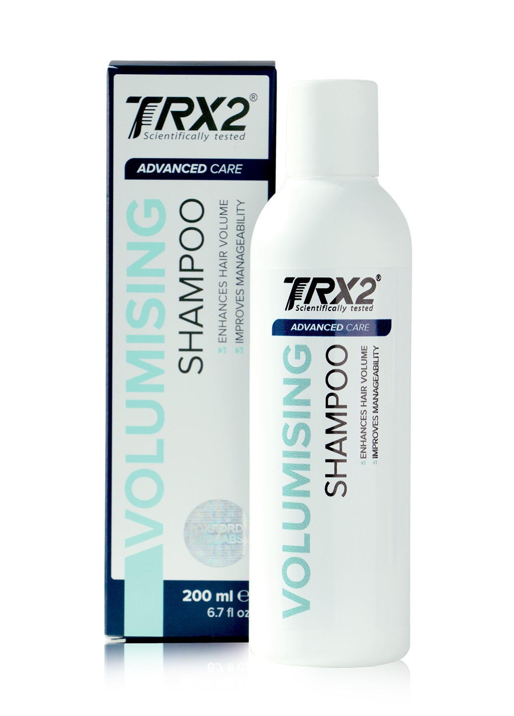 Шампунь для объема волос Advanced Care Volumising Shampoo Oxford Biolabs 200 мл — фото №1