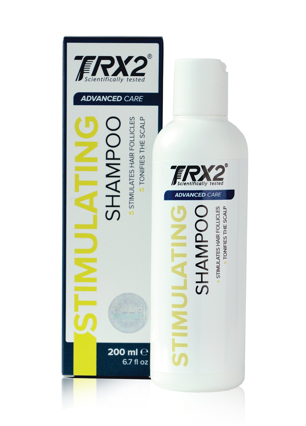 Шампунь стимулюючий Advanced Care Stimulating Shampoo Oxford Biolabs 200 мл — фото №1