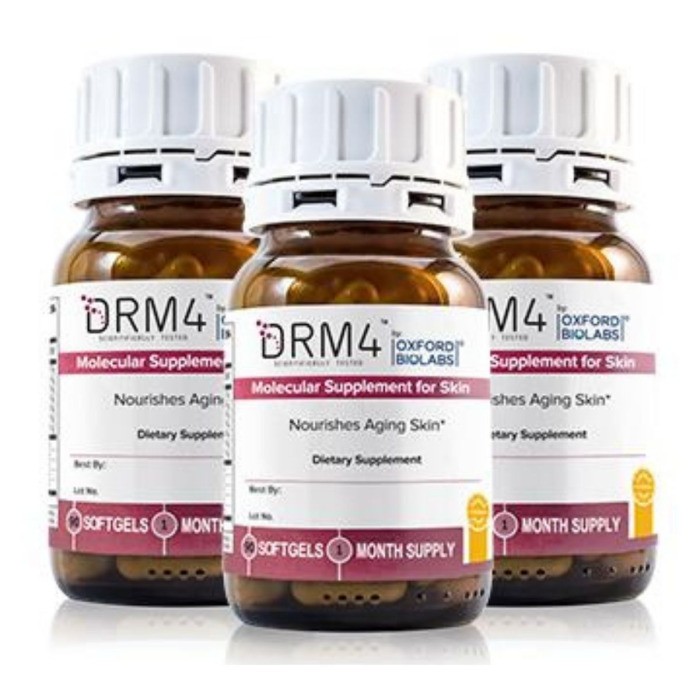 Молекулярна дієтична добавка для покращення стану шкіри (живлення шкіри) DRM4® Oxford Biolabs 1 уп — фото №3