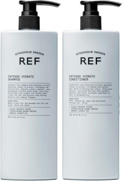 Двойной уход Интенсивное увлажнение шампунь+кондиционер Intense Hydrate Duo REF 750 мл — фото №1