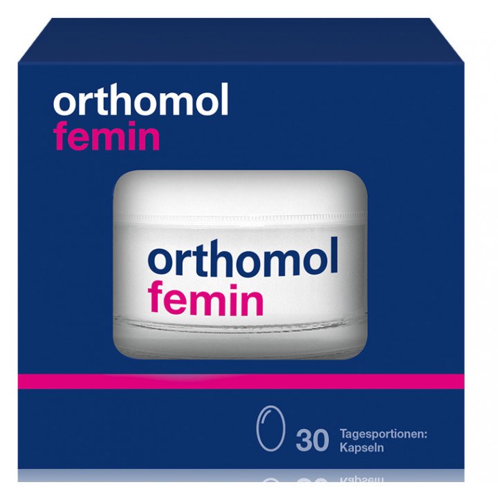 Вітамінний комплекс Femin капсули (лікування в період менопаузи) 30 днів Orthomol 1 уп — фото №1