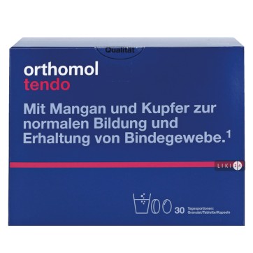Витаминный комплекс Tendo (здоровье связочного аппарата) 30 дней Orthomol 1 уп — фото №2