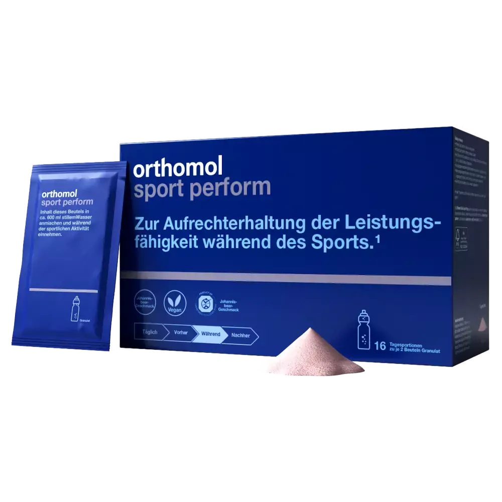 Витаминный комплекс Sport Perform (электролитный напиток во время тренировки) 16 дней Orthomol 1 уп — фото №1