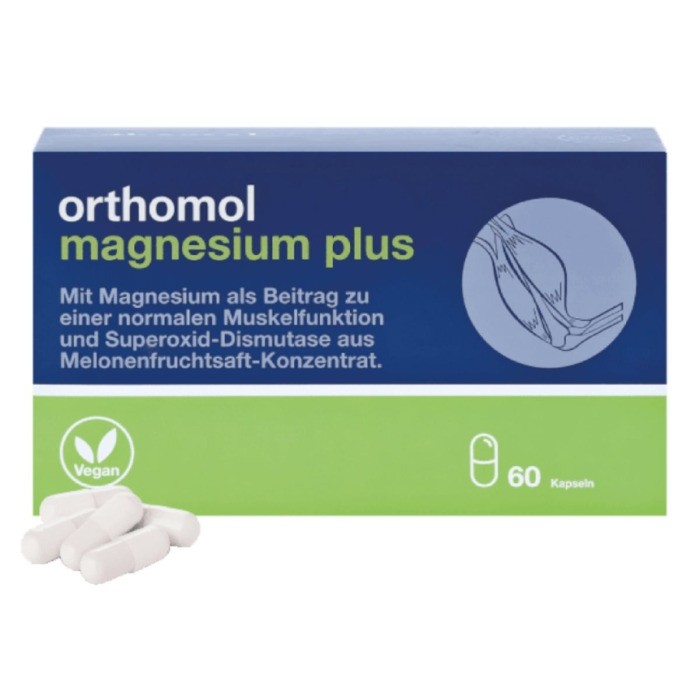 Вітамінний комплекс Magnesium Plus (для функції м’язів) Orthomol 1 уп — фото №1