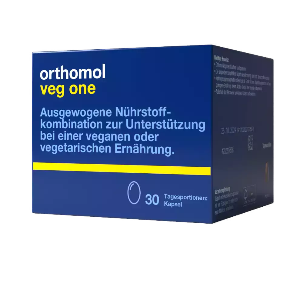 Вітамінний комплекс Veg One для веганів капсули на 30 днів Orthomol 1 уп — фото №2