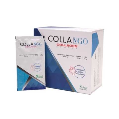 Коллаген со вкусом клубники Collagen Powder CollaNgo 1 уп — фото №1