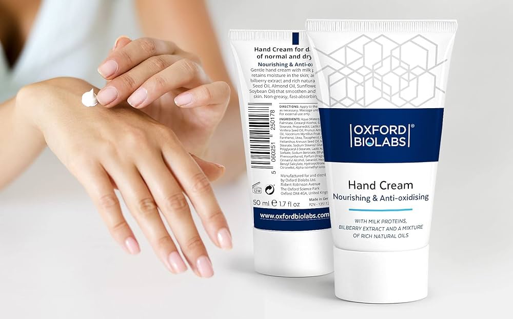 Крем для рук питательный и антиоксидантный Nourishing & Anti-oxidising Hard Cream Oxford Biolabs 50 мл — фото №4