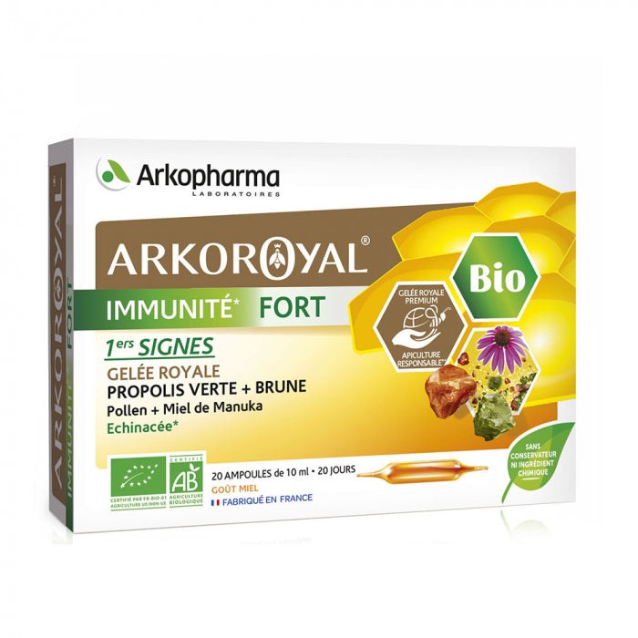Детокс Укрепление иммунитета Arkoroyal Immunite Fort Bio 20 ампул Arkopharma 1 уп — фото №1