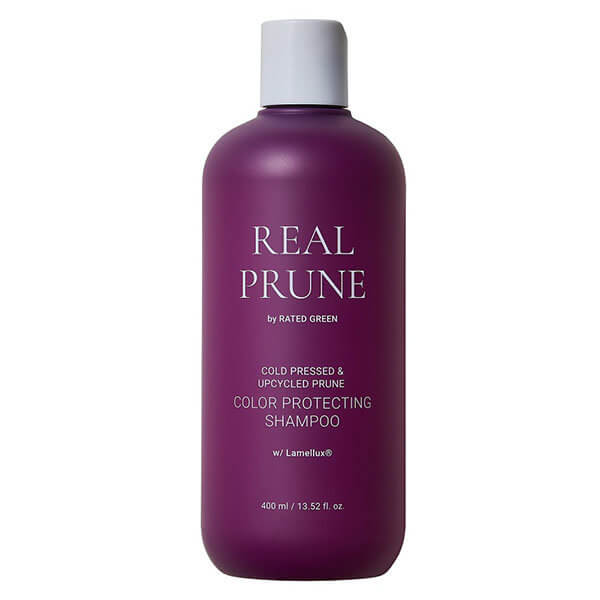 Шампунь для захисту кольору фарбованого волосся з екстрактом сливи Real Prune Color Protecting Shampoo Rated Green 400 мл — фото №1