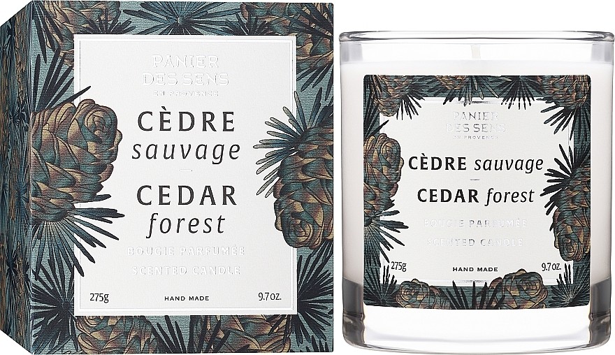 Свічка ароматична Кедровий ліс Panier Des Sens 275 г — фото №1