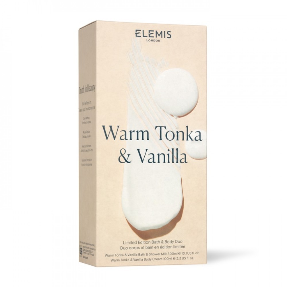 Набір Дует для тіла Ароматний мигдаль і ваніль- Kit: Warm Tonka & Vanilla Body Duo Elemis 1 шт — фото №2