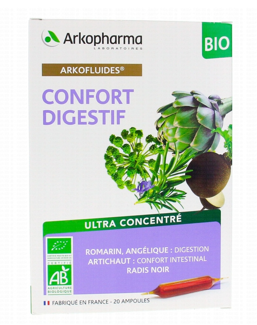 Детокс Комфорт травлення 20 ампул Detox BIO Arkopharma 1 уп — фото №2