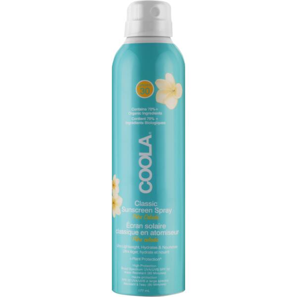 Спрей для тіла сонцезахисний “Тропічний кокос”Classic Body Sunscreen Spray Pina Colada SPF 30 Coola 177 мл — фото №1