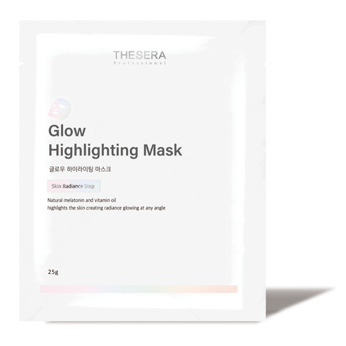 Маска для обличчя з мелатоніном та оліями Glow Highlighting Mask THESERA 1 шт — фото №1