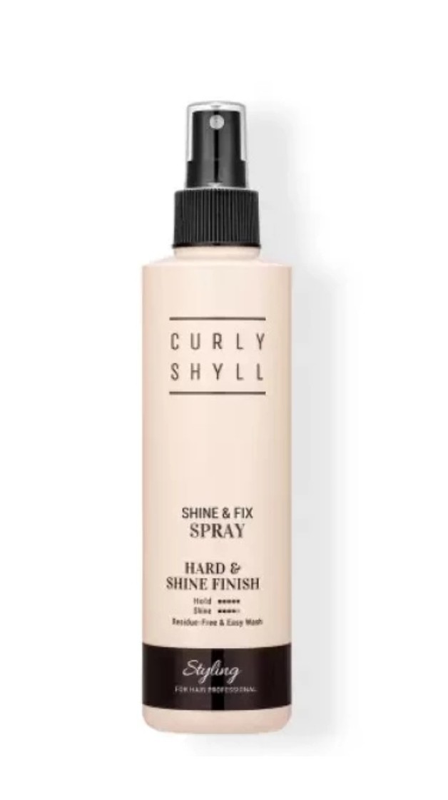 Спрей фіксуючий для волосся Shine & Fix Spray Curly Shyll 240 мл — фото №1
