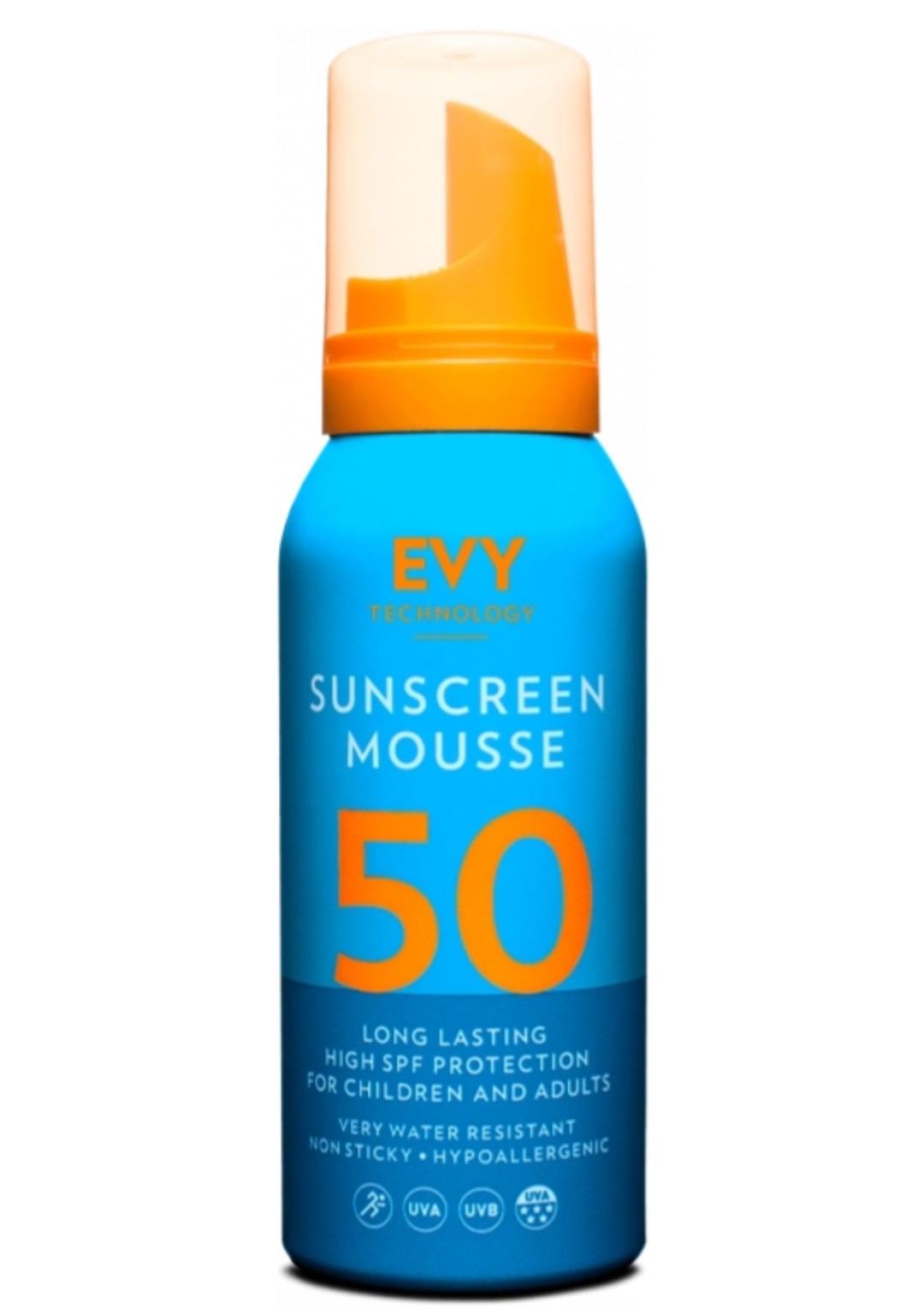 Мус сонцезахисний Sunscreen mousse SPF 50 EVY Technology 100 мл — фото №1