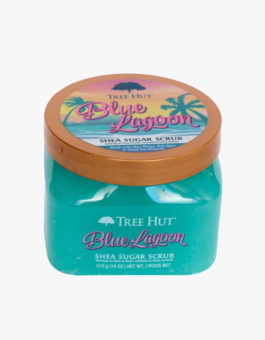 Цукровий скраб для тіла “Blue Lagoon” Tree Hut 500 мл — фото №5