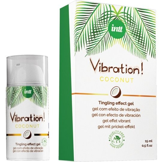 Рідкий вібратор Intt Vibration Coconut Vegan (Португалія) Інтимні товари 1 шт — фото №1