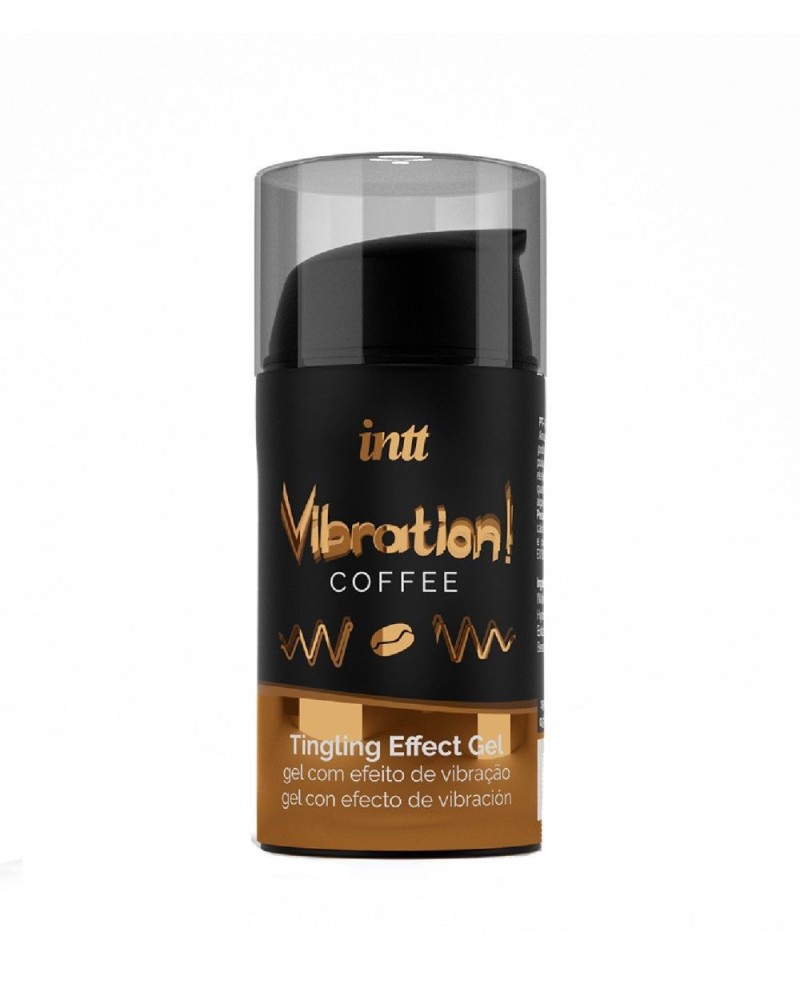 Рідкий вібратор Intt Vibration Coffee (Португалія) Інтимні товари 1 шт — фото №3