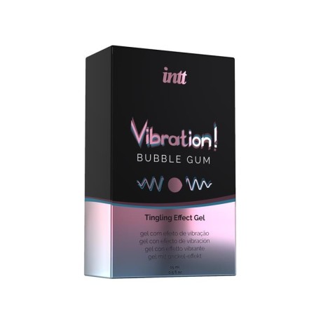 Рідкий вібратор Intt Vibration Bubble Gum (Португалія) Інтимні товари 1 шт — фото №2