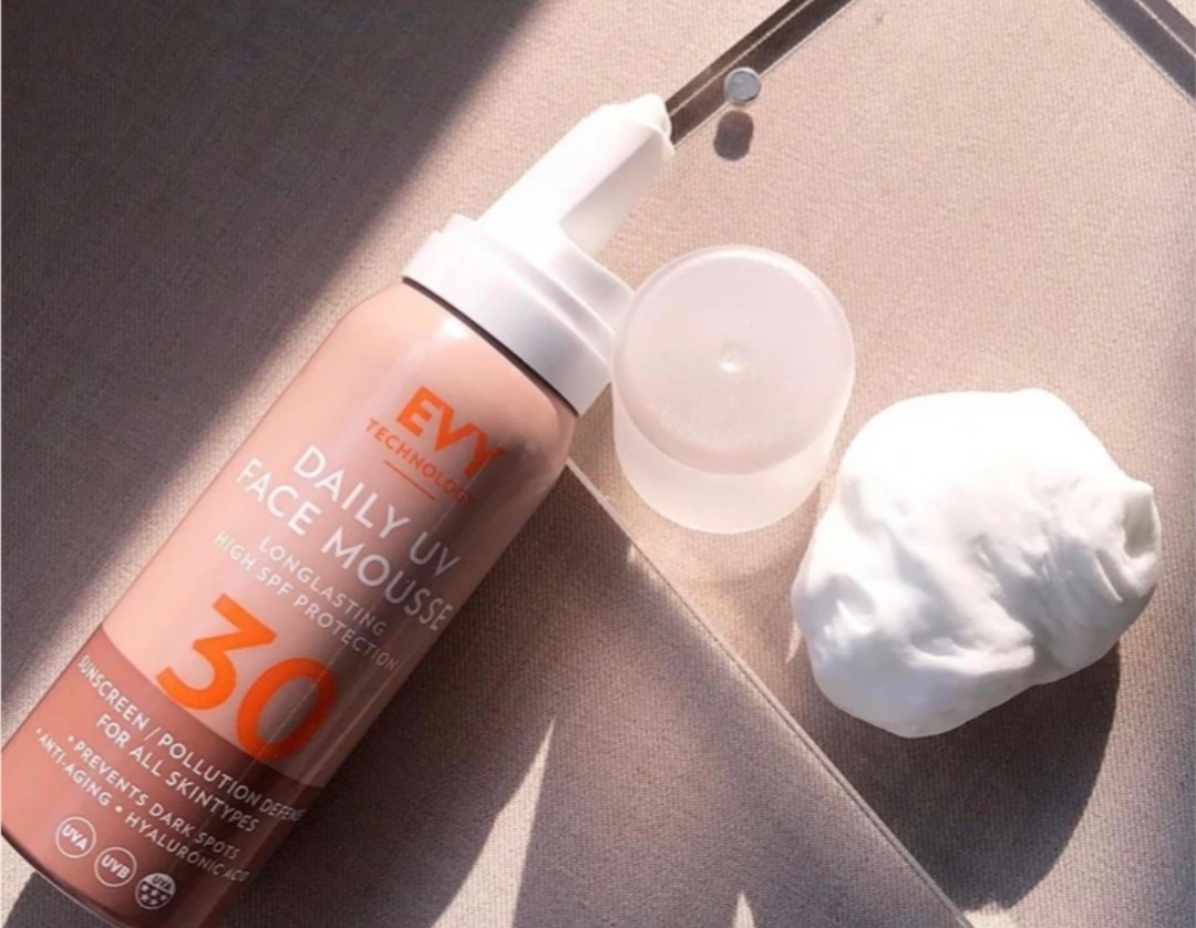 Мус для обличчя  щоденний захисний Daily UV Face mousse SPF 30 EVY Technology 75 мл — фото №3