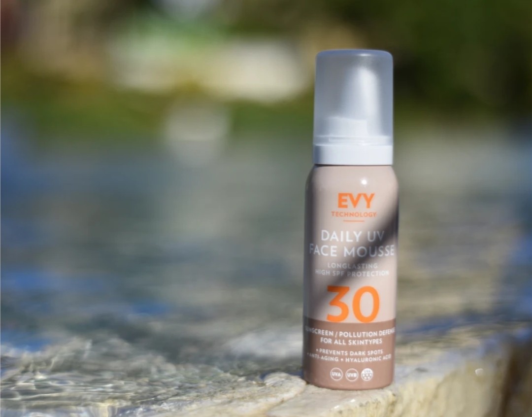 Мус для обличчя  щоденний захисний Daily UV Face mousse SPF 30 EVY Technology 75 мл — фото №4