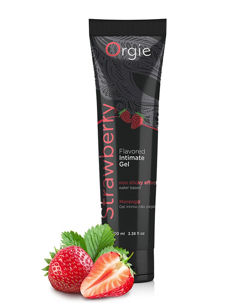 Лубрикант оральний Orgie Flavored Intimate Gel Strawberry Інтимні товари 100 мл — фото №2