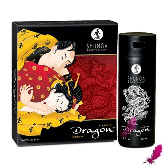 Стимулювальний крем для пар Shunga Dragon Cream/ ефект тепло-холод та поколювання Інтимні товари 60 мл — фото №1