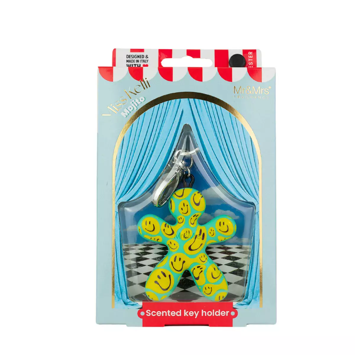 Брелок для ключів KEYHOLDER MISS KELLI Smiles Mojito Mr & Mrs Fragrance 1 шт — фото №2