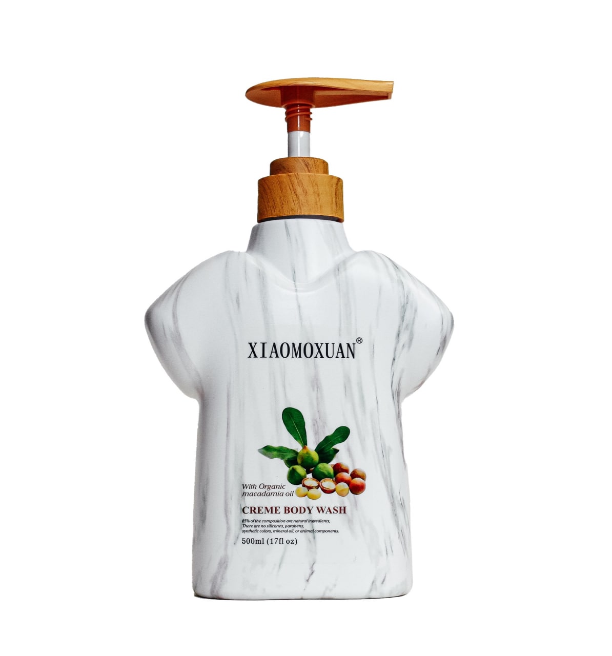 Крем-мыло органическое для тела и лица Creme Body Wash Xiaomoxuan 500 мл — фото №1