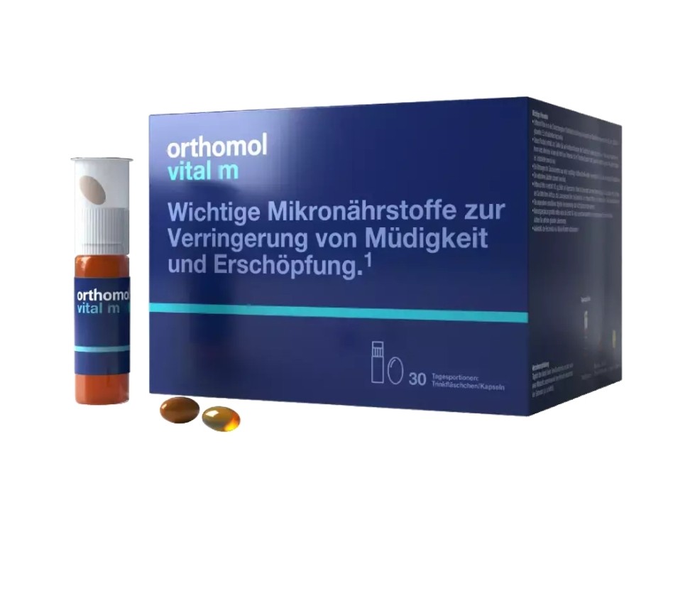 Витаминный комплекс Vital M питьевой 30 дней для мужчин Orthomol 1 уп — фото №1