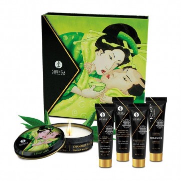 Подарунковий набір Shunga Geichas Secrets Organica-Exotic Green Tea /для шикарної ночі вдвох Інтимні товари 1 уп — фото №1