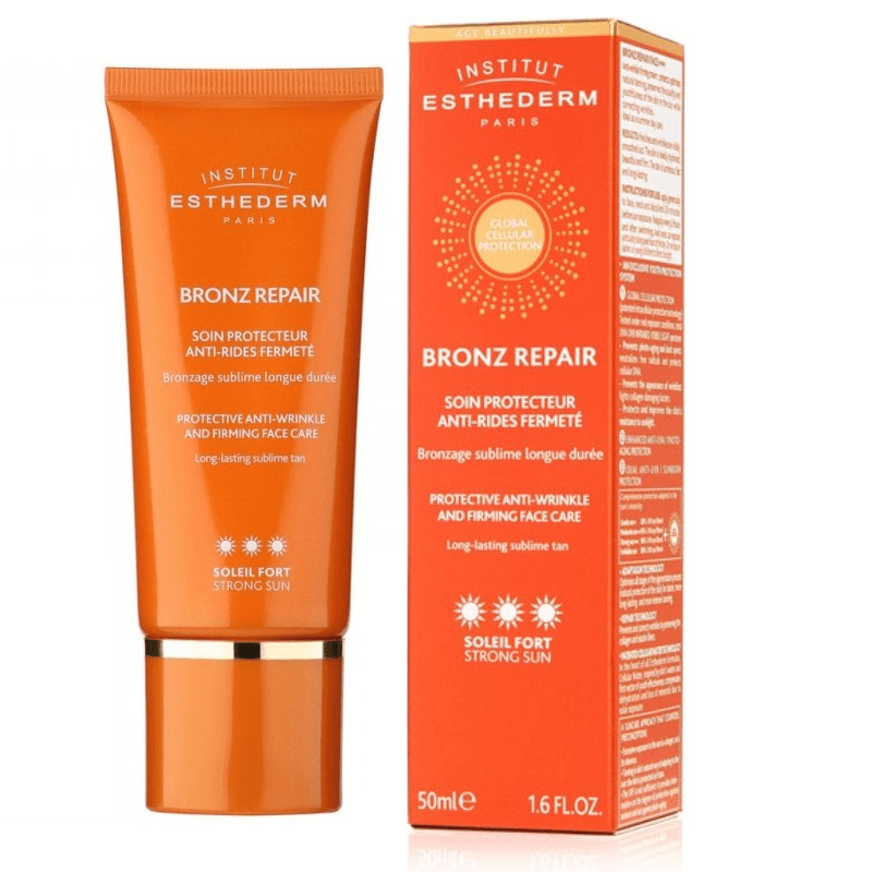 Крем для лица Bronz Repair ** Adaptasun Protective Face Care Moderate Sun Institut Esthederm 50 мл — фото №1