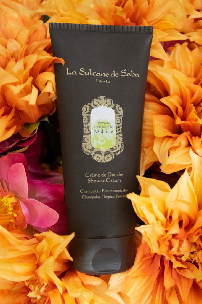 Крем-гель для душа Малайзия — цветы тропического жасмина Shower gel Malaysia La Sultane de Saba 200 мл — фото №3