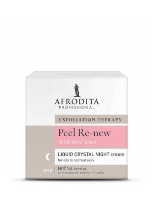 Крем нічний для сухої шкіри обличчя Peel Re New  Cream for dry skin Afrodita 50 мл — фото №2