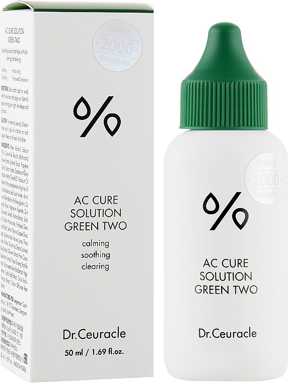 Успокаивающая сыворотка для проблемной кожи AC Green Two Dr.Ceuracle 50 мл — фото №2