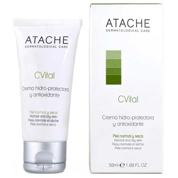 Гидрозащитный антиоксидантный крем для нормальной и сухой кожи C Vital Cream Normal &  Dry Skin Atache 50 мл — фото №2