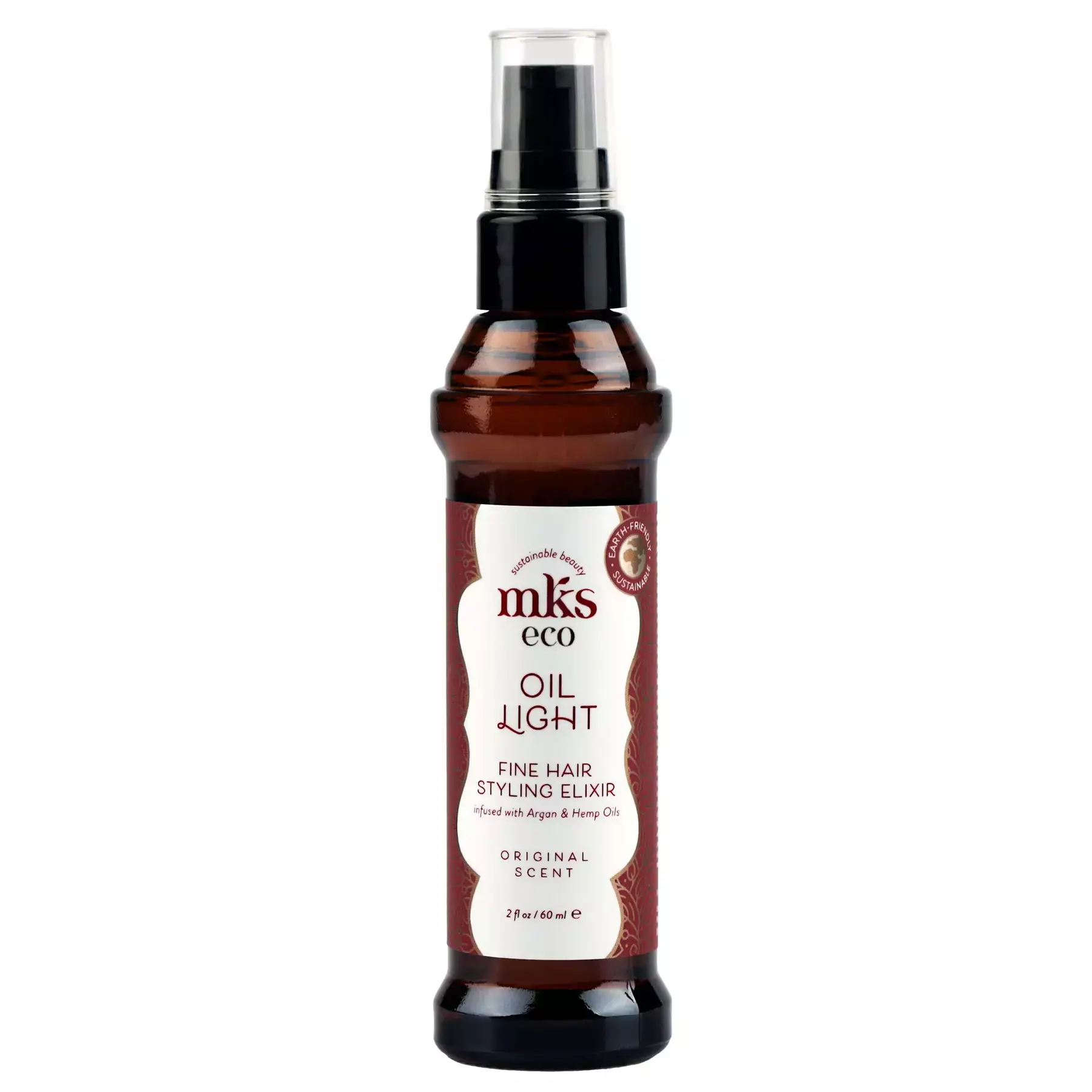 Масло для тонких волос MKS-ECO Oil Light Fine Hair Styling Elixir Original Scent 60 мл — фото №1