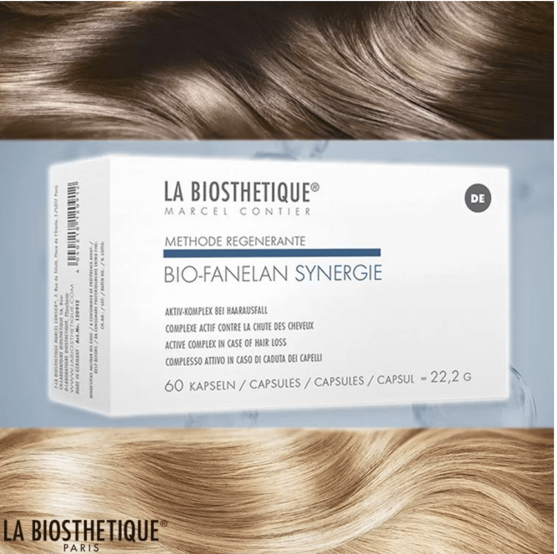 Комплексная поддержка для стимуляции роста волос  — La Biosthetique Bio-Fanelan Synergie 1 уп — фото №4