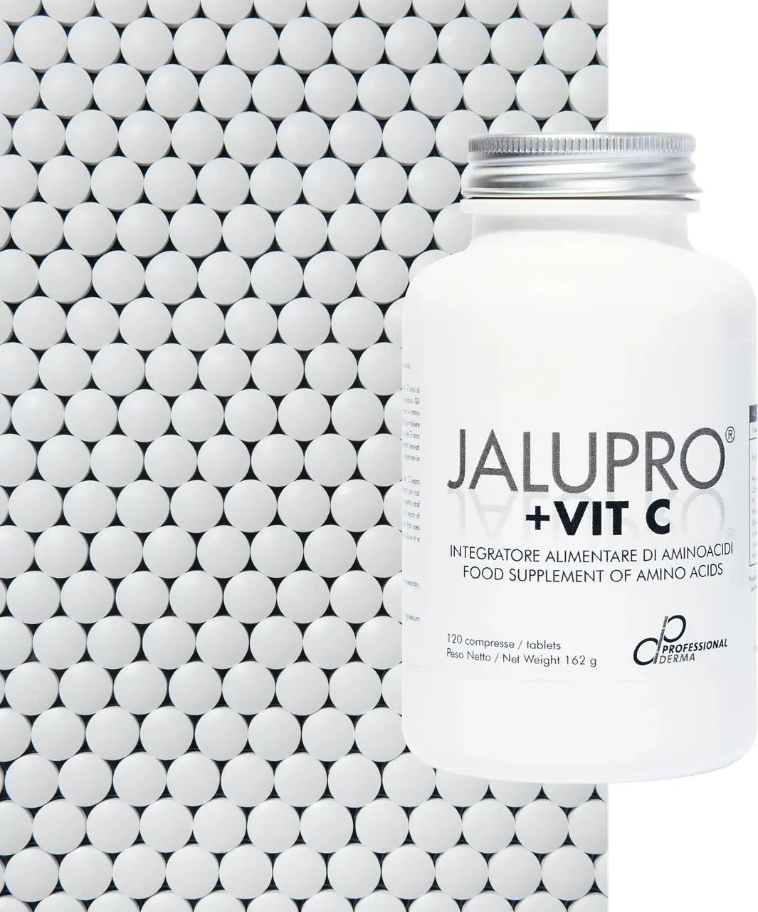Колагенстимулююча добавка з вітаміном С в таблетованій формі JALUPRO+VIT C 1 уп — фото №2