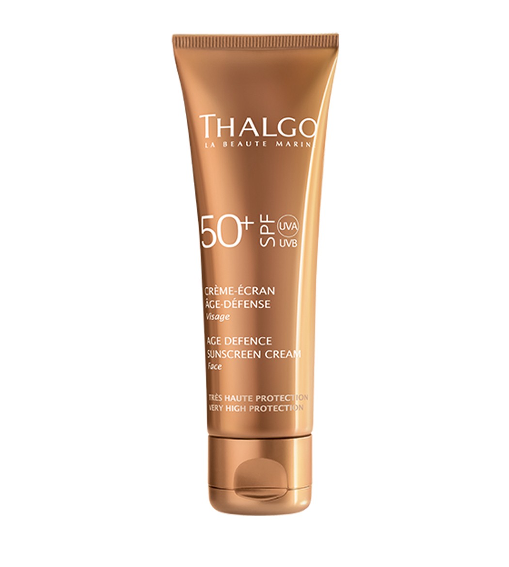 Антивозрастной солнцезащитный крем для лица SPF 30+ Age Defence Sun Screen Cream SPF 30+ Thalgo 50 мл — фото №1