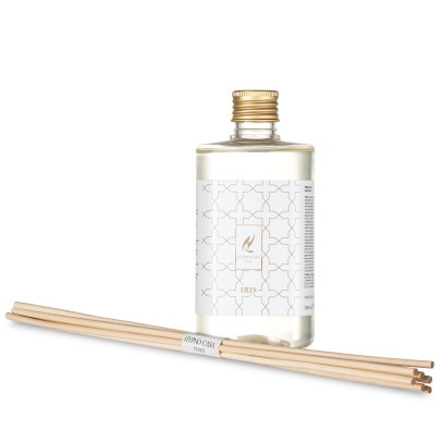 Запасной комплект парфюм + палочки Assolute Iris Hypno Casa 200 мл — фото №1